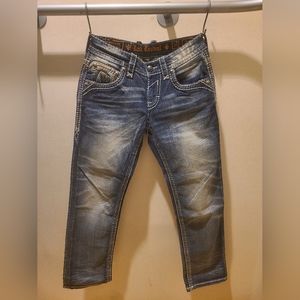 Mens rock revival jeans